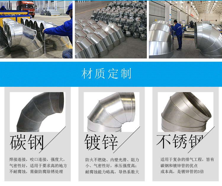 90°风管弯头风管配件